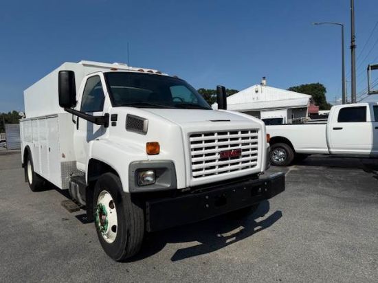 Picture of 2009 GMC C7 Mechanic / Service Truck, Enclosed Utility, Handyman, Electrician, Plumbing Truck, Diesel, Low Miles, 14ft Long, Allison, Work Truck Isuzu LF8