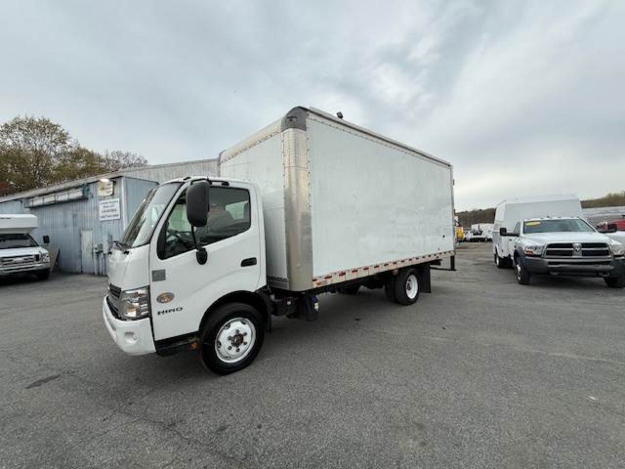 Picture of 2018 Hino 195 Box Truck, Morgan 18' Dry Van Body Box Van, Delivery, Moving, Hauling,Dry Van, Service, Diesel, Inspected J05E-TP