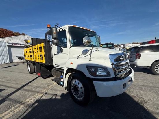 Picture of 2019 Hino 268 Attenuator Truck, SCORPION, ATTENUATOR TMA (Truck Mounted Attenuator), Trafix Devices, Highway Work, Crash, Under CDL Hino Motors, LTD J08E-VB/ J08E-WU