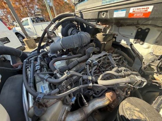 Picture of 2019 Hino 268 Attenuator Truck, SCORPION, ATTENUATOR TMA (Truck Mounted Attenuator), Trafix Devices, Highway Work, Crash, Under CDL Hino Motors, LTD J08E-VB/ J08E-WU