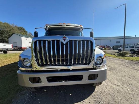 Picture of 2023 International HV Dump Truck, Landscape, Delivery, Construction, Hauler, Concrete, Trash, Single Axle, Electric Tarp, Low Miles Cummins L9