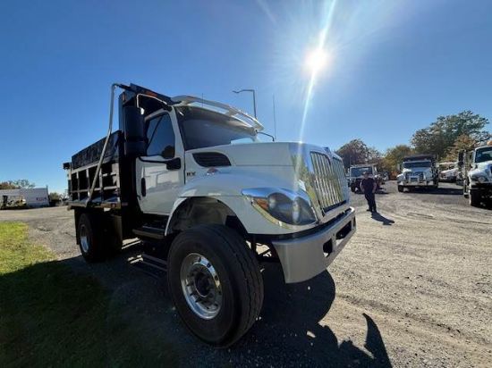Picture of 2023 International HV Dump Truck, Landscape, Delivery, Construction, Hauler, Concrete, Trash, Single Axle, Electric Tarp, Low Miles Cummins L9