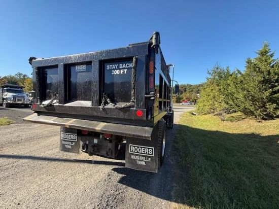 Picture of 2023 International HV Dump Truck, Landscape, Delivery, Construction, Hauler, Concrete, Trash, Single Axle, Electric Tarp, Low Miles Cummins L9