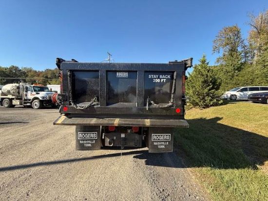 Picture of 2023 International HV Dump Truck, Landscape, Delivery, Construction, Hauler, Concrete, Trash, Single Axle, Electric Tarp, Low Miles Cummins L9