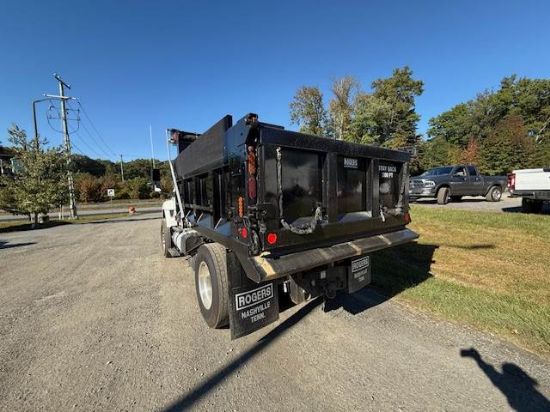 Picture of 2023 International HV Dump Truck, Landscape, Delivery, Construction, Hauler, Concrete, Trash, Single Axle, Electric Tarp, Low Miles Cummins L9