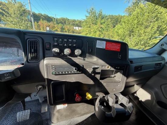 Picture of 2023 International HV Dump Truck, Landscape, Delivery, Construction, Hauler, Concrete, Trash, Single Axle, Electric Tarp, Low Miles Cummins L9