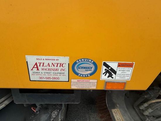Picture of 2014 International DuraStar 4300 Sweeper Truck, Schwarze A7 TORNADO Sweeper, Road Cleaner, Diesel, LOW MILES, John Deere, Steel Hopper, Air Ride International DT466/Maxxforce DT