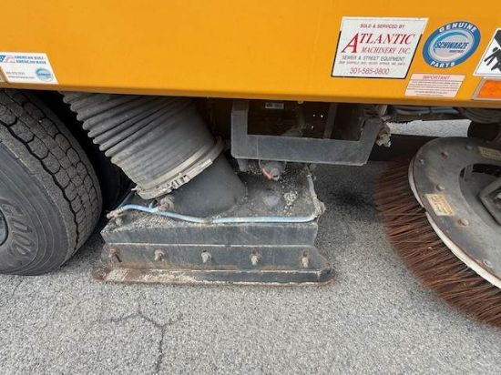 Picture of 2014 International DuraStar 4300 Sweeper Truck, Schwarze A7 TORNADO Sweeper, Road Cleaner, Diesel, LOW MILES, John Deere, Steel Hopper, Air Ride International DT466/Maxxforce DT