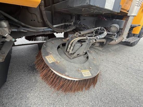 Picture of 2014 International DuraStar 4300 Sweeper Truck, Schwarze A7 TORNADO Sweeper, Road Cleaner, Diesel, LOW MILES, John Deere, Steel Hopper, Air Ride International DT466/Maxxforce DT