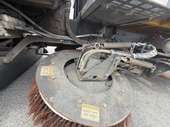 Picture of 2014 International DuraStar 4300 Sweeper Truck, Schwarze A7 TORNADO Sweeper, Road Cleaner, Diesel, LOW MILES, John Deere, Steel Hopper, Air Ride International DT466/Maxxforce DT