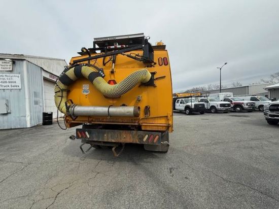 Picture of 2014 International DuraStar 4300 Sweeper Truck, Schwarze A7 TORNADO Sweeper, Road Cleaner, Diesel, LOW MILES, John Deere, Steel Hopper, Air Ride International DT466/Maxxforce DT
