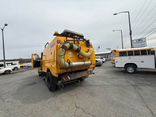 Picture of 2014 International DuraStar 4300 Sweeper Truck, Schwarze A7 TORNADO Sweeper, Road Cleaner, Diesel, LOW MILES, John Deere, Steel Hopper, Air Ride International DT466/Maxxforce DT