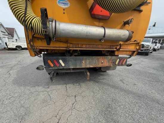 Picture of 2014 International DuraStar 4300 Sweeper Truck, Schwarze A7 TORNADO Sweeper, Road Cleaner, Diesel, LOW MILES, John Deere, Steel Hopper, Air Ride International DT466/Maxxforce DT