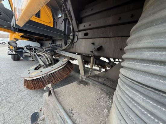 Picture of 2014 International DuraStar 4300 Sweeper Truck, Schwarze A7 TORNADO Sweeper, Road Cleaner, Diesel, LOW MILES, John Deere, Steel Hopper, Air Ride International DT466/Maxxforce DT
