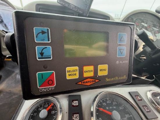 Picture of 2014 International DuraStar 4300 Sweeper Truck, Schwarze A7 TORNADO Sweeper, Road Cleaner, Diesel, LOW MILES, John Deere, Steel Hopper, Air Ride International DT466/Maxxforce DT
