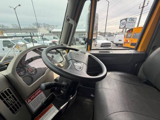 Picture of 2014 International DuraStar 4300 Sweeper Truck, Schwarze A7 TORNADO Sweeper, Road Cleaner, Diesel, LOW MILES, John Deere, Steel Hopper, Air Ride International DT466/Maxxforce DT