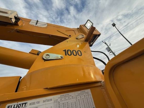 Picture of 2011 International 7400 Crane Truck, 56FT Boom, Elliott Crane, Flatbed, Service, Utility, Construction, Outriggers, Crane Service International 570 / Maxxforce 9 &10