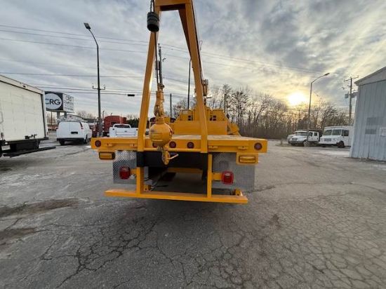 Picture of 2011 International 7400 Crane Truck, 56FT Boom, Elliott Crane, Flatbed, Service, Utility, Construction, Outriggers, Crane Service International 570 / Maxxforce 9 &10