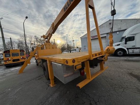 Picture of 2011 International 7400 Crane Truck, 56FT Boom, Elliott Crane, Flatbed, Service, Utility, Construction, Outriggers, Crane Service International 570 / Maxxforce 9 &10