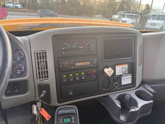 Picture of 2011 International 7400 Crane Truck, 56FT Boom, Elliott Crane, Flatbed, Service, Utility, Construction, Outriggers, Crane Service International 570 / Maxxforce 9 &10