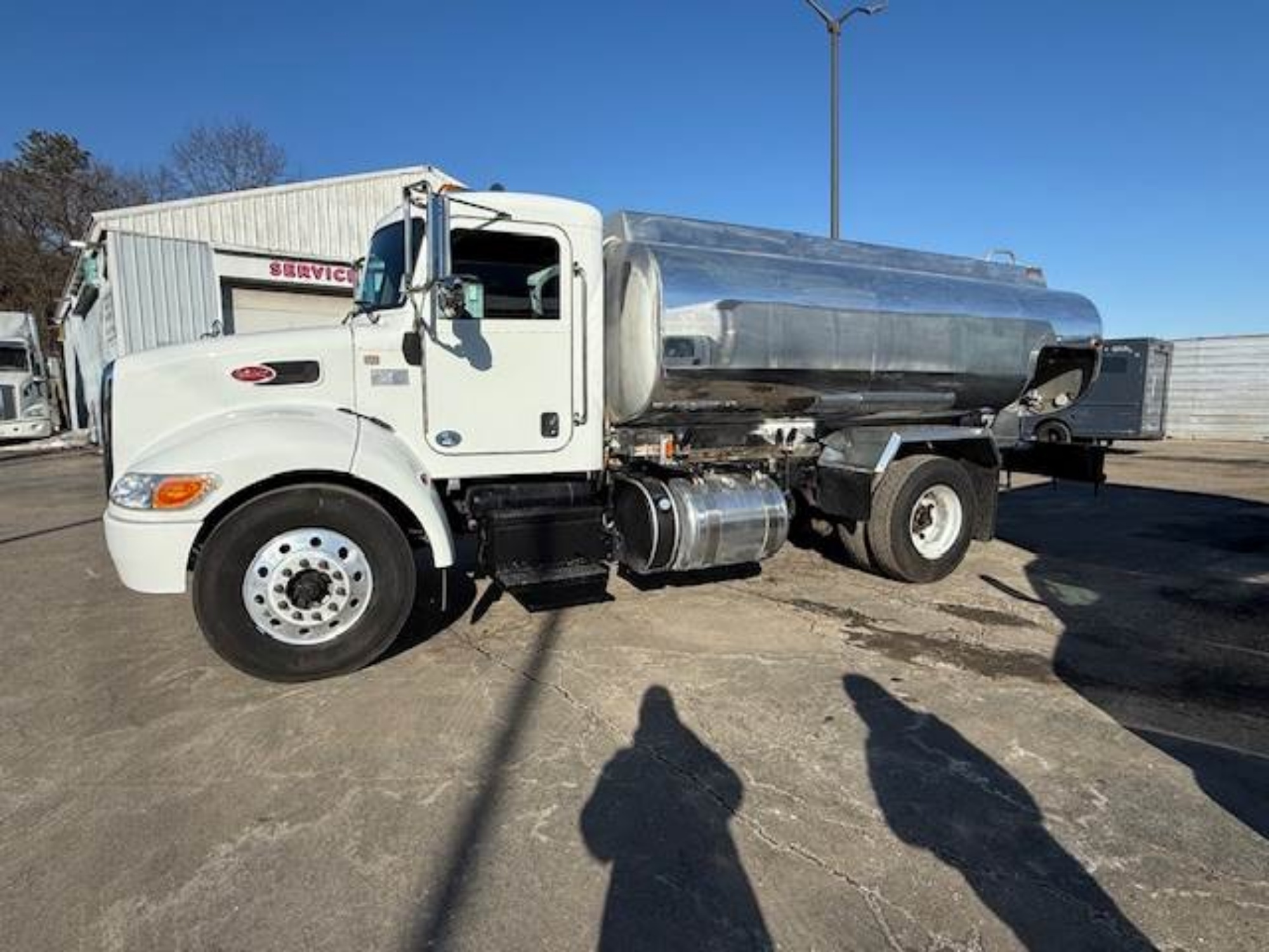 Picture of 2018 Peterbilt 337 Tanker Truck Fuel, Gas Diesel, Heating Oil, 2500 Gallons Propane, Delivery, Hauler, Hazmat, Air Ride, Veeder, Scully, Aluminum Tank PACCAR PX-6/PX-7