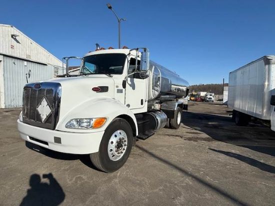 Picture of 2018 Peterbilt 337 Tanker Truck Fuel, Gas Diesel, Heating Oil, 2500 Gallons Propane, Delivery, Hauler, Hazmat, Air Ride, Veeder, Scully, Aluminum Tank PACCAR PX-6/PX-7