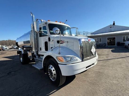 Picture of 2018 Peterbilt 337 Tanker Truck Fuel, Gas Diesel, Heating Oil, 2500 Gallons Propane, Delivery, Hauler, Hazmat, Air Ride, Veeder, Scully, Aluminum Tank PACCAR PX-6/PX-7