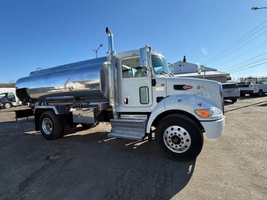 Picture of 2018 Peterbilt 337 Tanker Truck Fuel, Gas Diesel, Heating Oil, 2500 Gallons Propane, Delivery, Hauler, Hazmat, Air Ride, Veeder, Scully, Aluminum Tank PACCAR PX-6/PX-7