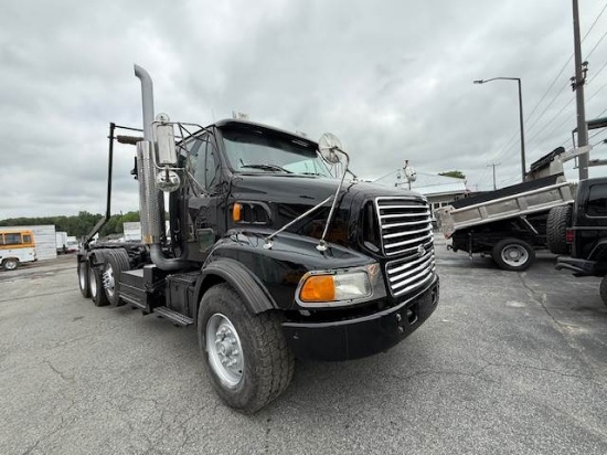 Picture of 2003 Sterling L9500 Roll Off Truck, Hauler, Dumpster, Trash, Recycling, Drop off, Heavy Hauler, Tarp System, Eaton Fuller Mercedes-Benz MBE4000