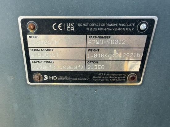 Picture of 2026 Hyundai HL940ATM