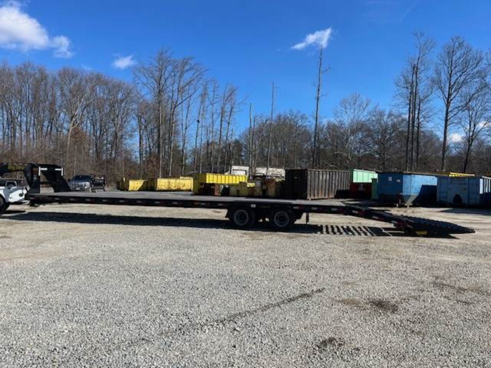Picture of 2022 Big Tex 40ft Flatbed Trailer, Delivery, Moving, Car Hauler with Ramps, Equipment Trailer, Construction Trailer, Appliance Delivery