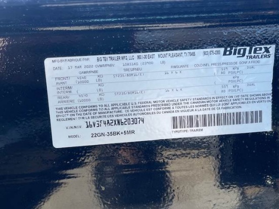 Picture of 2022 Big Tex 40ft Flatbed Trailer, Delivery, Moving, Car Hauler with Ramps, Equipment Trailer, Construction Trailer, Appliance Delivery