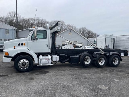 Picture of 2004 Sterling L9500 Roll Off Truck, Dumpster, Trash, Landfill, Delivery, Flatbed, Tarp, Hauler, Tri-Axle, Heavy Spec, Waste, Refuse