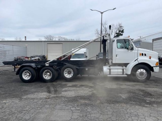 Picture of 2004 Sterling L9500 Roll Off Truck, Dumpster, Trash, Landfill, Delivery, Flatbed, Tarp, Hauler, Tri-Axle, Heavy Spec, Waste, Refuse