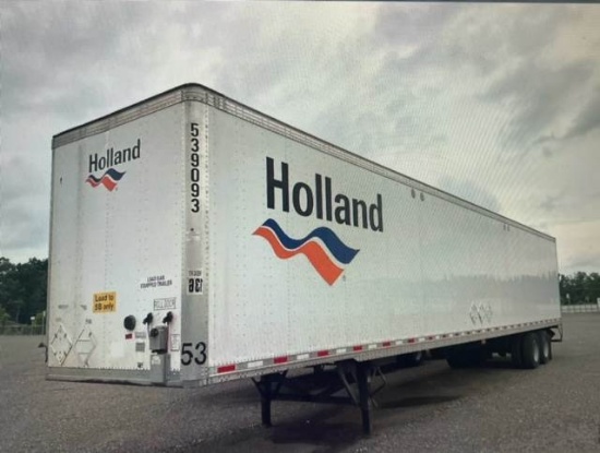 Picture of 2020 Vanguard 53ft Dry Van Trailer, Storage, Delivery, Hauling, Roll Up Door, Air Ride Suspension, Aluminum Roof, Wood Floor, MaxCube, Cargo, Enclosed