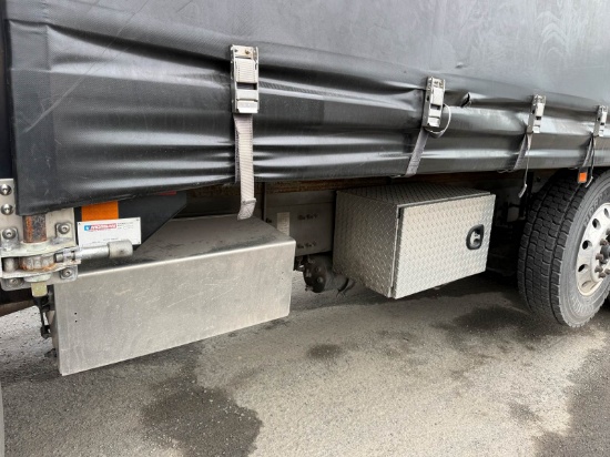 Picture of 2019 Freightliner M2 Curtain Side Truck - Morgan Curtain Side Truck with Moffett M8 NX truck mounted forklift