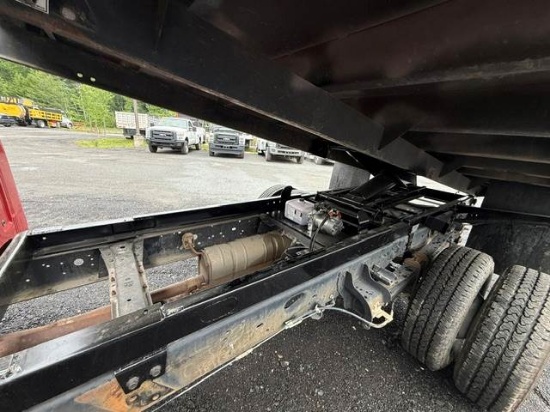 Picture of 2015 Ford F-350 Flatbed Dump Truck, Stake Bed Truck, Delivery, Landscape, Concrete, Construction, Mulch, Low Miles, Dump, Under CDL, Gas Government