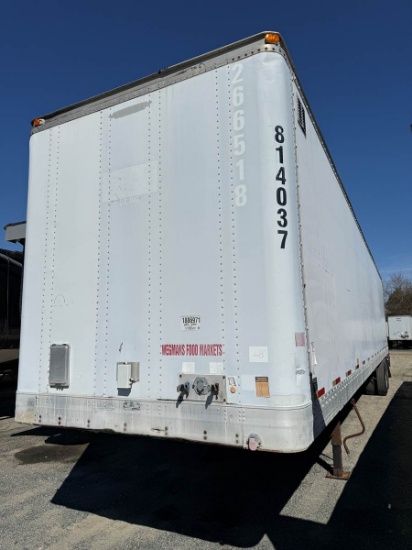 Picture of 2001 Trailmobile 53ft Dry Van Trailer, COMPOSITE WALL, Roll Up Door, Tandem Axle, Spring Suspension, Aluminum Roof, Swing