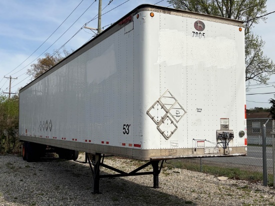 Picture of 2012 Great Dane 53ft Dry Van Trailer, COMPOSITE WALL, Roll Up Door, Tandem Axle, Spring Suspension, Aluminum Roof, Swing Door