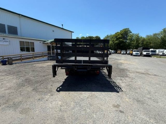 Picture of 2022 International CV515 Crew Cab Stake Bed Truck, 4x4, Maxon Liftgate, 14FT Bed, Low Miles, Delivery, Hauler, Landscape, Flatbed, Diesel