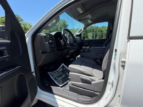 Picture of 2022 International CV515 Crew Cab Stake Bed Truck, 4x4, Maxon Liftgate, 14FT Bed, Low Miles, Delivery, Hauler, Landscape, Flatbed, Diesel