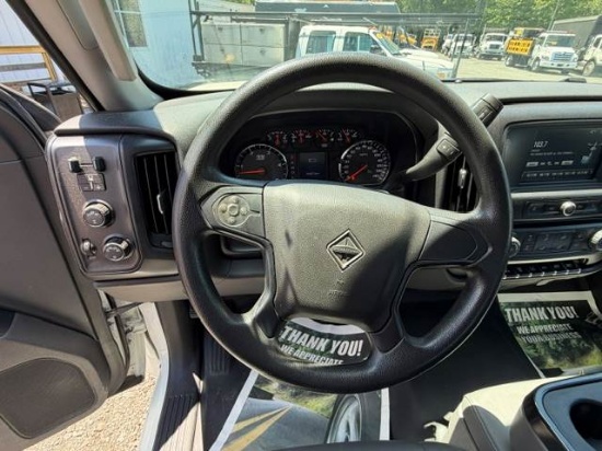 Picture of 2022 International CV515 Crew Cab Stake Bed Truck, 4x4, Maxon Liftgate, 14FT Bed, Low Miles, Delivery, Hauler, Landscape, Flatbed, Diesel