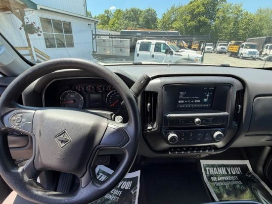 Picture of 2022 International CV515 Crew Cab Stake Bed Truck, 4x4, Maxon Liftgate, 14FT Bed, Low Miles, Delivery, Hauler, Landscape, Flatbed, Diesel
