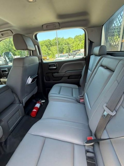 Picture of 2022 International CV515 Crew Cab Stake Bed Truck, 4x4, Maxon Liftgate, 14FT Bed, Low Miles, Delivery, Hauler, Landscape, Flatbed, Diesel