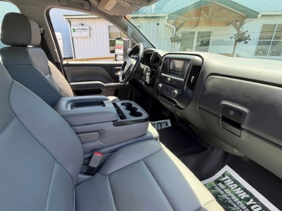 Picture of 2022 International CV515 Crew Cab Stake Bed Truck, 4x4, Maxon Liftgate, 14FT Bed, Low Miles, Delivery, Hauler, Landscape, Flatbed, Diesel