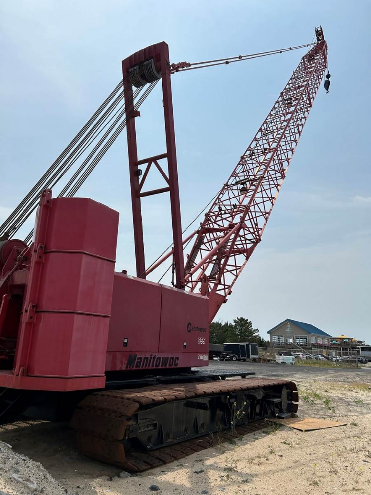 Picture of 2003 Manitowoc 555 Crawler Crane - 150' Boom - Fixed Jib Attachment