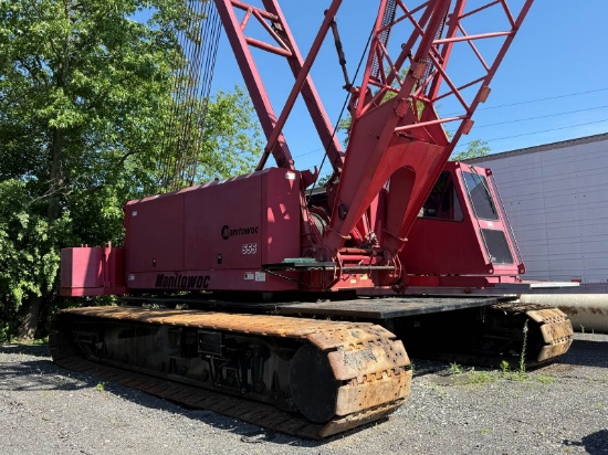 Picture of 2003 Manitowoc 555 Crawler Crane - 150' Boom - Fixed Jib Attachment