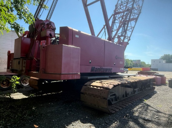 Picture of 2003 Manitowoc 555 Crawler Crane - 150' Boom - Fixed Jib Attachment