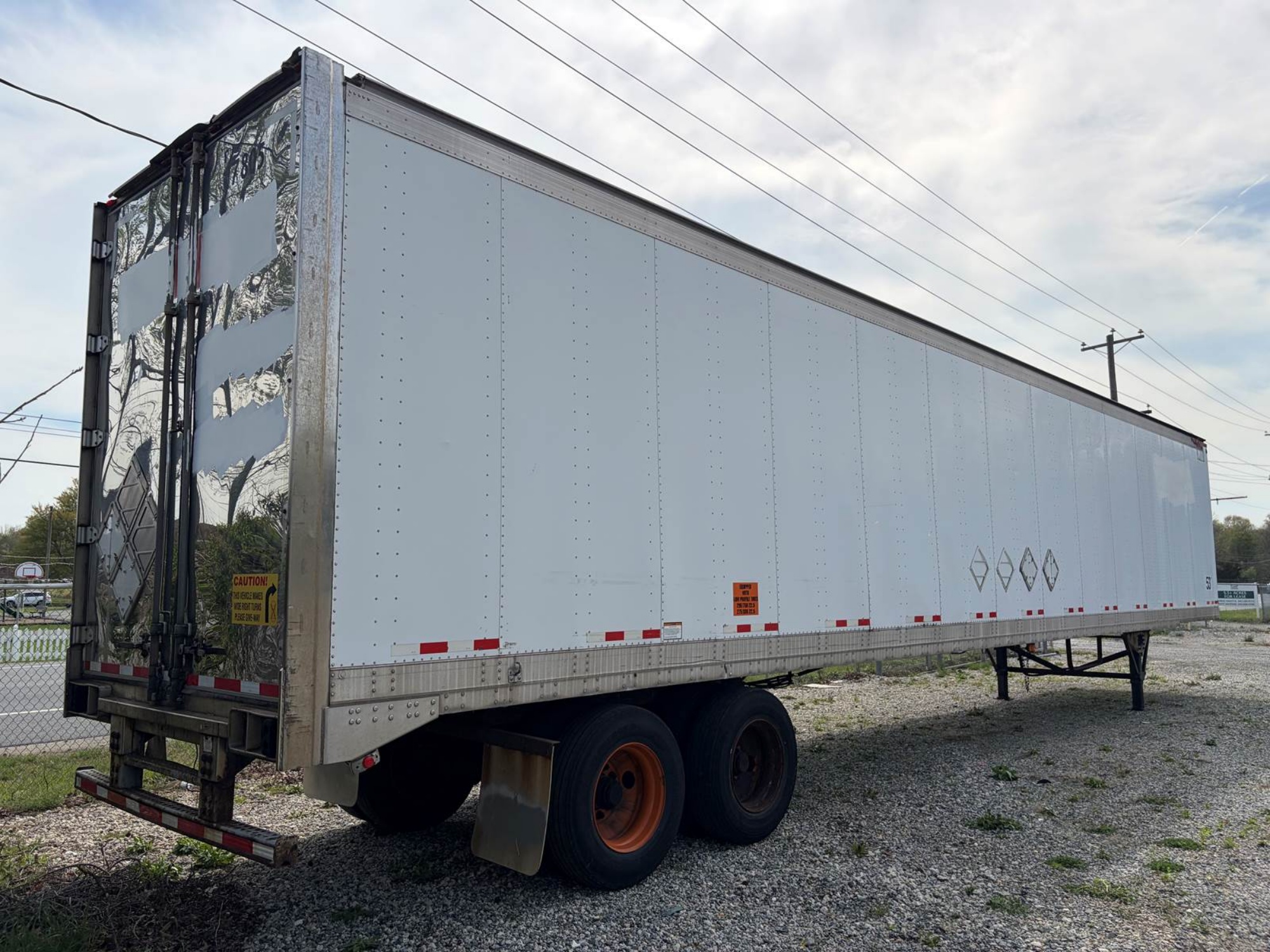 Picture of 2012 Great Dane 53ft Dry Van Trailer, COMPOSITE WALL, Roll Up Door, Tandem Axle, Spring Suspension, Aluminum Roof, Swing Door