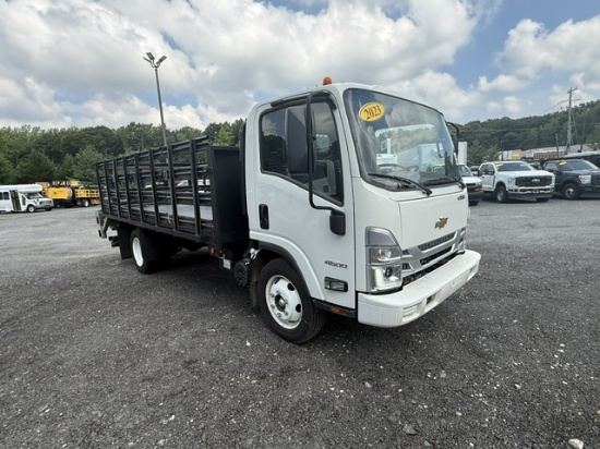 Picture of 2023 Chevrolet 4500 LCF Cab & Chassis Truck, Automatic Transmission, Flatbed, Dump, Day Cab, Under CDL, Gas 200 Miles, 16FT Chassis GM L8T
